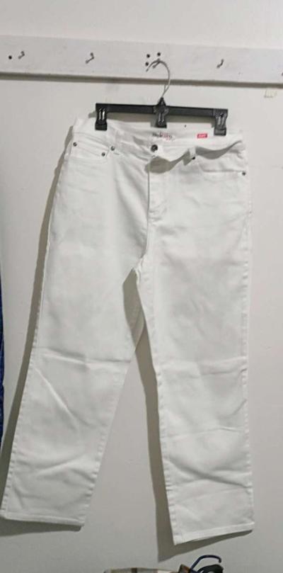womens trousers white size 12 - Thumbnail 2