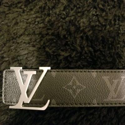 LV Belt with Silver Buckle - Thumbnail 4