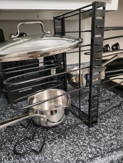 Adjustable pot and lid holder - Thumbnail 3
