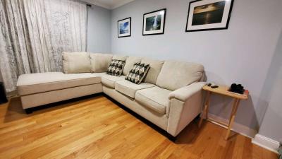 Beige Sectional Sofa - Thumbnail 2