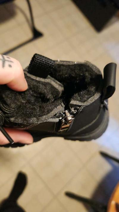 Toddler Black Boots - Thumbnail 3