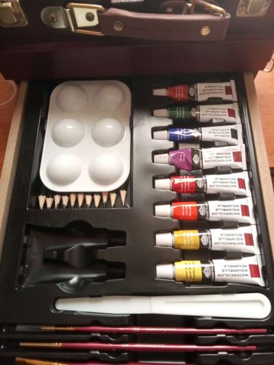 Travel easel complete with supplies - Thumbnail 4