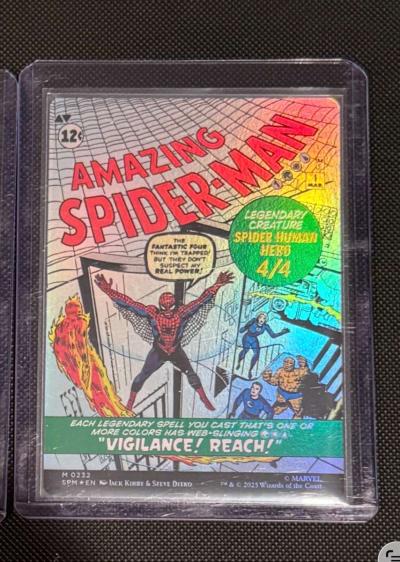 MTG  Peter Parker  Amazing SpiderMan DoubleFaced Card - Thumbnail 1