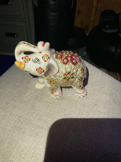 Decorative Elephant Figurine - Thumbnail 3