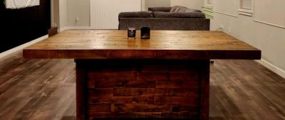 Beautiful Real Wood Table - Thumbnail 3