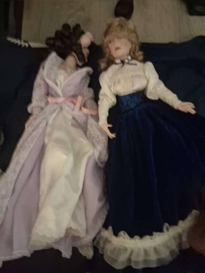 vintage ceramic dolls - Thumbnail 2