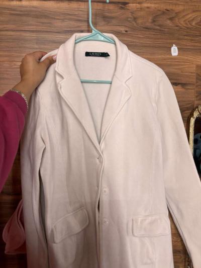 Lauren Ralph White Coat - Thumbnail 2