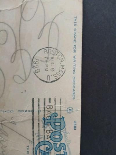 Post Card with rare stamp - Thumbnail 3