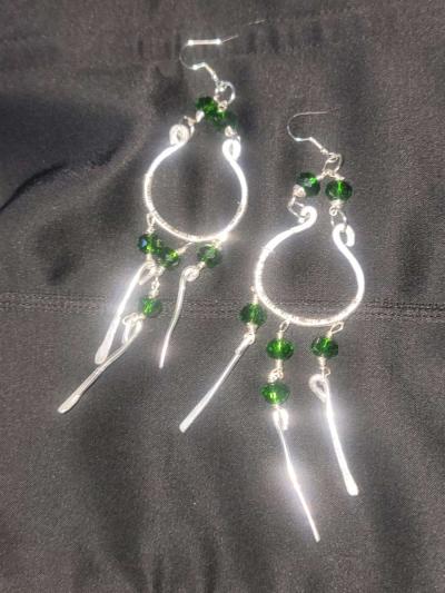 hand made chandelier earrings - Ontario, California