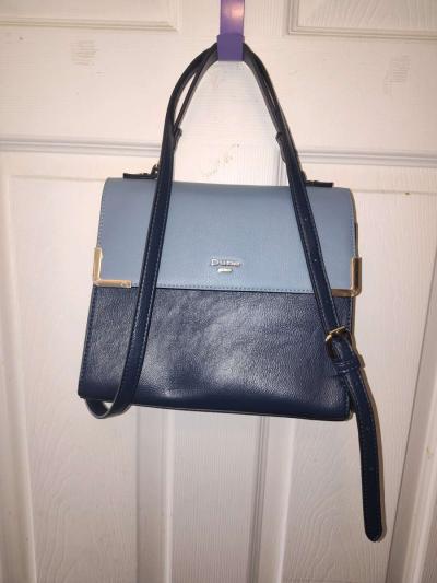 Dune London tote Blue and Ivory - Oceanside, California