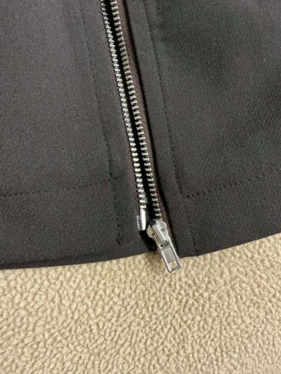 Wonens 11 ASOS Design Chocolate brown cinch zip up blazer - Thumbnail 4