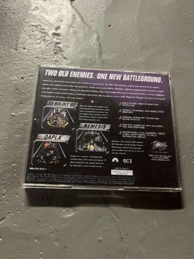 Star Trek Pinball PC Game 1998 CD ROM Windows 95 Vintage Com - Thumbnail 3