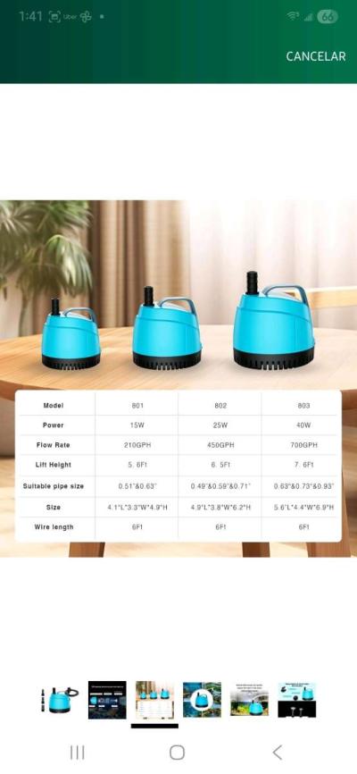 Bomba de agua sumergible - Thumbnail 3