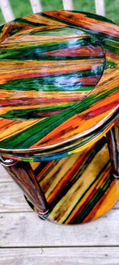 Hand Crafted End Table - Thumbnail 2