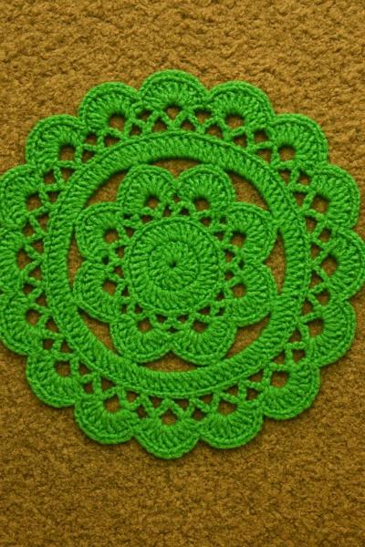 crochet table doilies set of 4 - Thumbnail 2