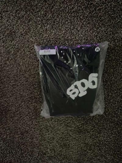 Sp5der OG Web Sweatpants Black Stars Mens Streetwear Joggers - Thumbnail 3