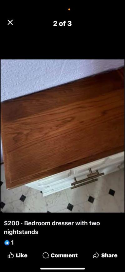 bedroom dresser and two nightstand - Thumbnail 3