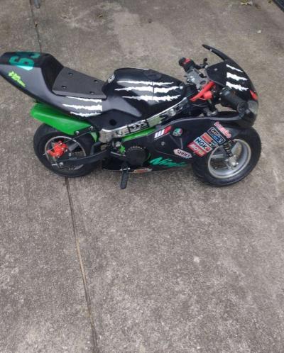 49cc 2 stroke gas pocket bike mini motorcycle 30 mph - Thumbnail 3