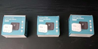 EL111 POWER WALL STRIP WITH USB PORTS - Thumbnail 2