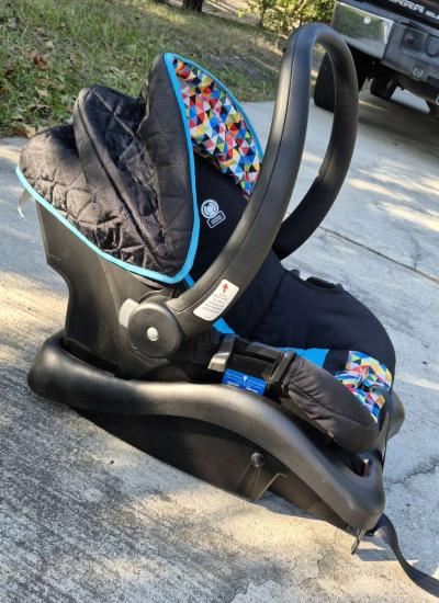 Cosco Light n Comfy DX LX Car Seat Blue - Thumbnail 4