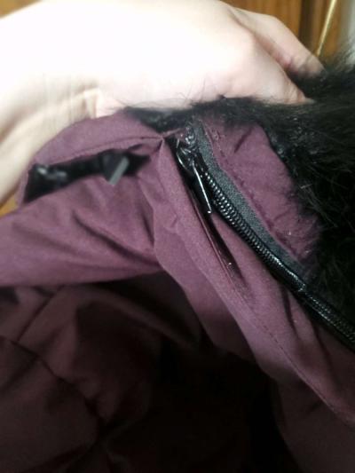 ZeroXposur Womens Puffer Jacket Burgundy Size Large - Thumbnail 3