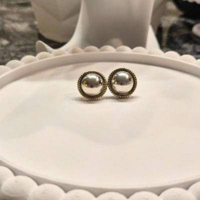 sterling silver 925 Thailand drop Ball Earrings - Thumbnail 2