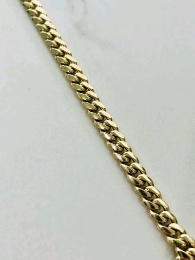solid 14k gold bracelet - Thumbnail 3