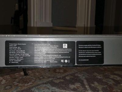 5th wheel E scooter hardly used - Thumbnail 2