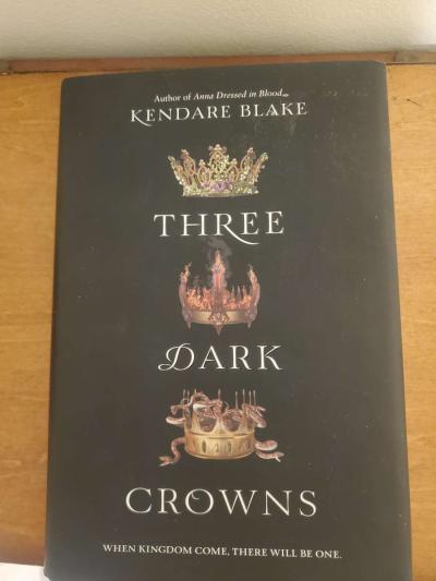 Three Dark Crowns by Kendare Blake Like New Hardcover - Thumbnail 1