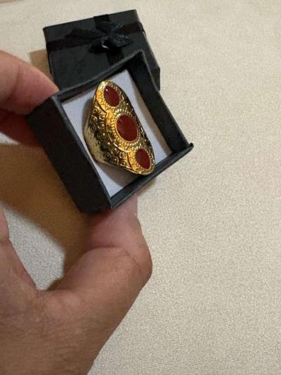 anillo laminado en oro size 7 stainless steel - Thumbnail 2