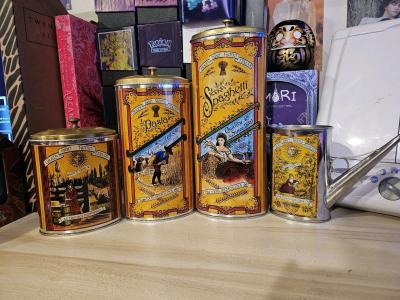 Vinrage San Remo Italy Himark Tin Set 4 Pieces Made In Italy - Grand Rapids, Michigan