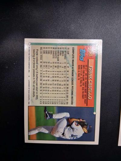 Frank Castillo card 399 - Thumbnail 2