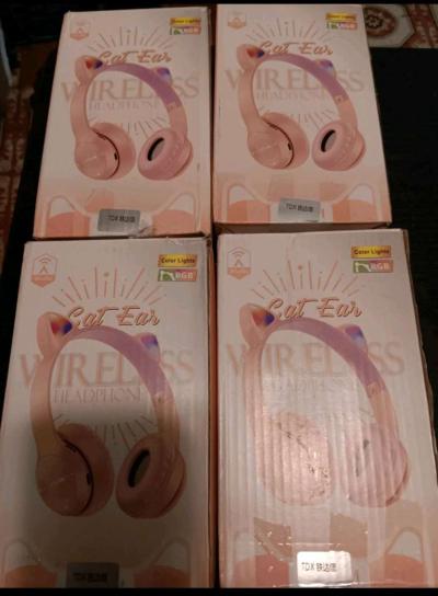 TDX WIRELESS CAT EARS KIDS HEADPHONES - Thumbnail 2