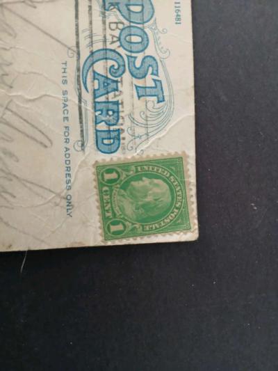 Post Card with rare stamp - Thumbnail 4