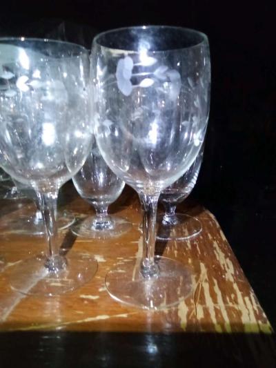 Set of 6 crystal glasses - Thumbnail 3