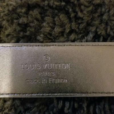 Designer LV Belt Black - Thumbnail 6