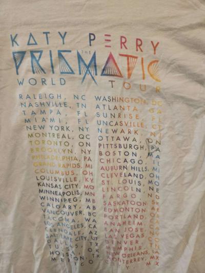 Vtg Katy Perry Prismatic World Tour Tshirt - Thumbnail 5