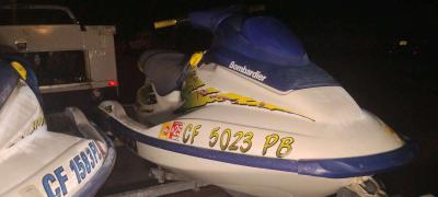 98 and 97 Seadoo Bombardier GSI and 15ft Trailer - Thumbnail 5