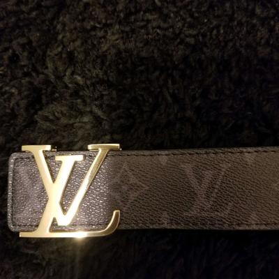 LV Designer Black Belt - Thumbnail 4