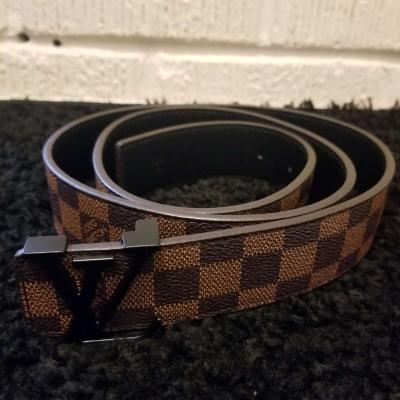 LV Designer Belt Brown - Thumbnail 3