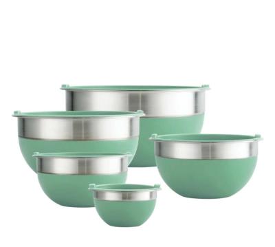 Stainless Steel Mixing Bowl Set - Thumbnail 5