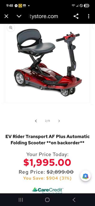 mobility scooter - Thumbnail 1