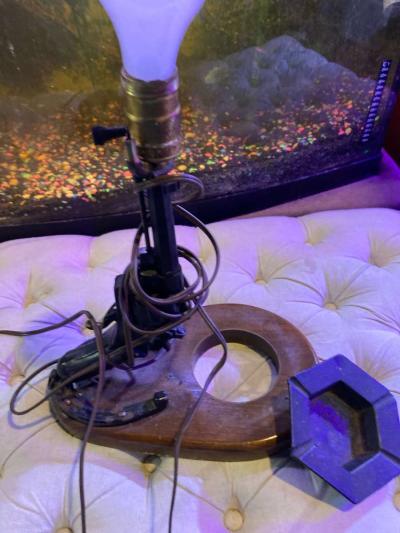 Vintage Table Lamp Pistol - Thumbnail 2
