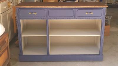 Hand restored open face buffet