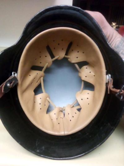 world war II German heare helmet - Thumbnail 5