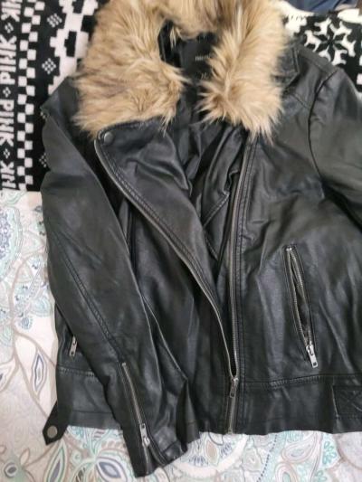 Forever 21 leather coat Ox - Thumbnail 2