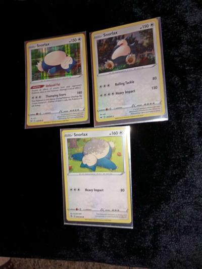 Pokemon cards Snorlax holo - Thumbnail 1