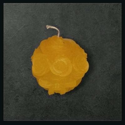 3 Yellow Rose Candle Set - Thumbnail 1