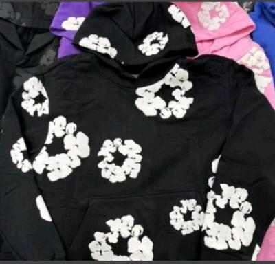 FREE SHIPPING USA ONLY Black denim hoodie size XL