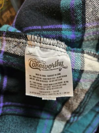 Cakeworthy Disney Haunted Mansion Black Watch Plaid Flannel - Thumbnail 5